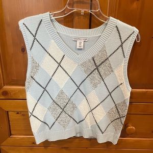 NWOT sincerely jules sweater vest blue Medium